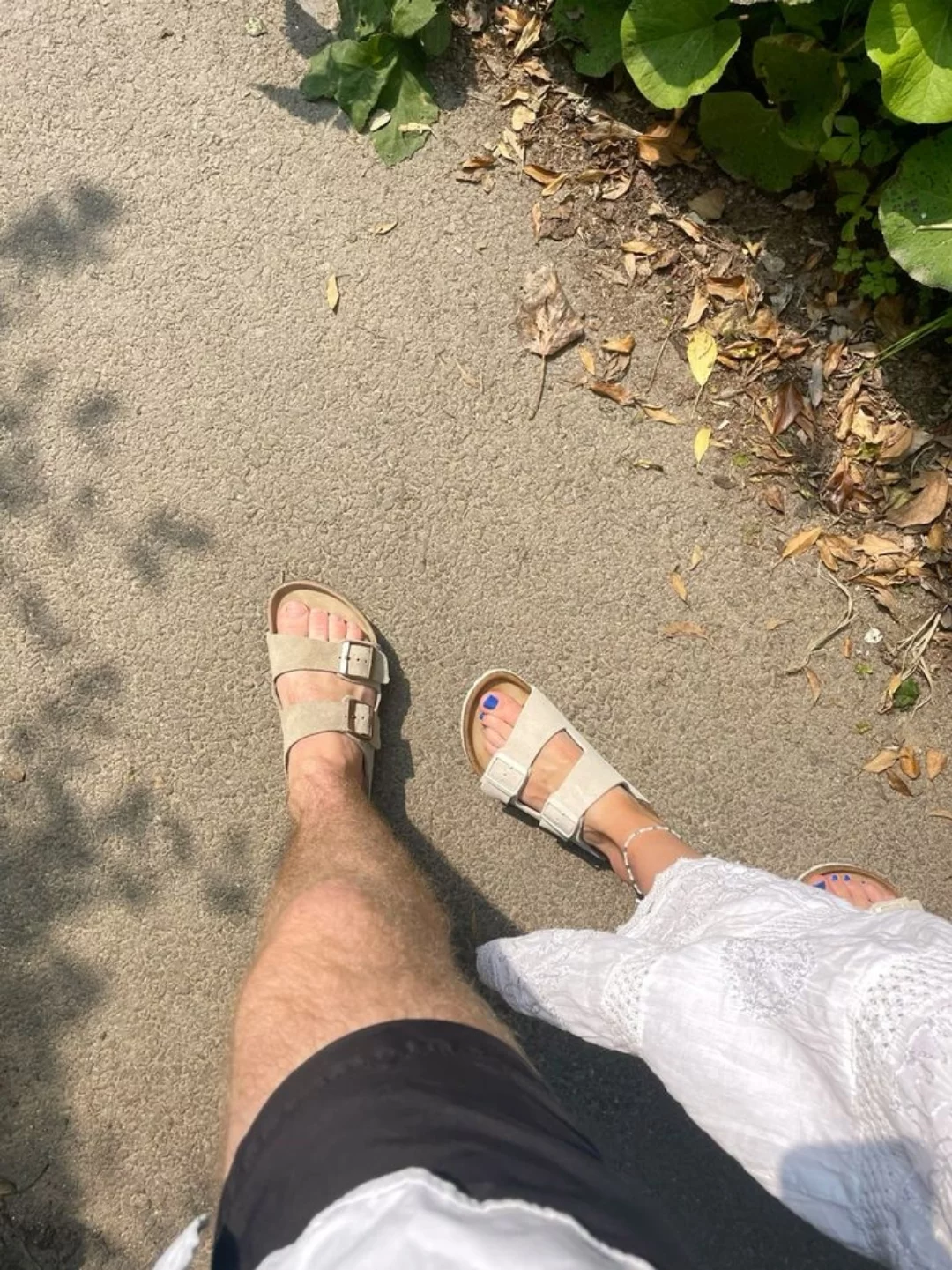 Stone Classic sandals worn outdoors